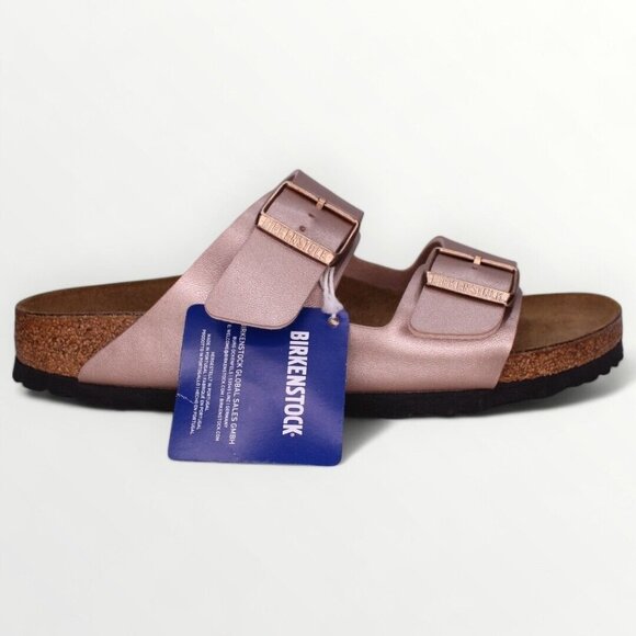Birkenstock Arizona Birko-Flor (Copper) Women's Sandals 1023942 Size 39/US 8.0 - Picture 2 of 13
